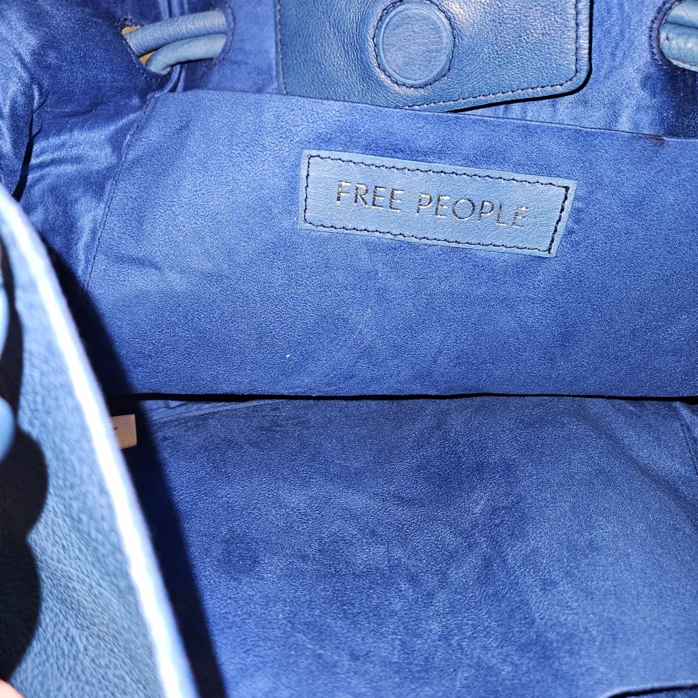 Free People Blue Crossbody Bag - Picture 4 of 5